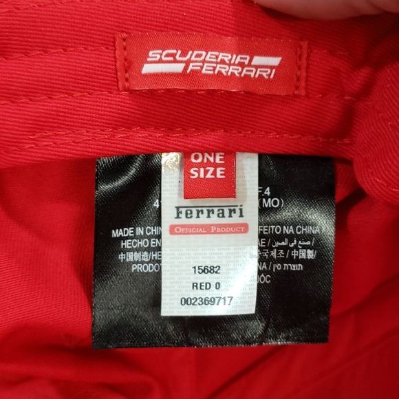 FERRARI SCUDERIA FERRARI F1 ITALIAN FLAG HAT FFPM-02-038 - Picture 3 of 4